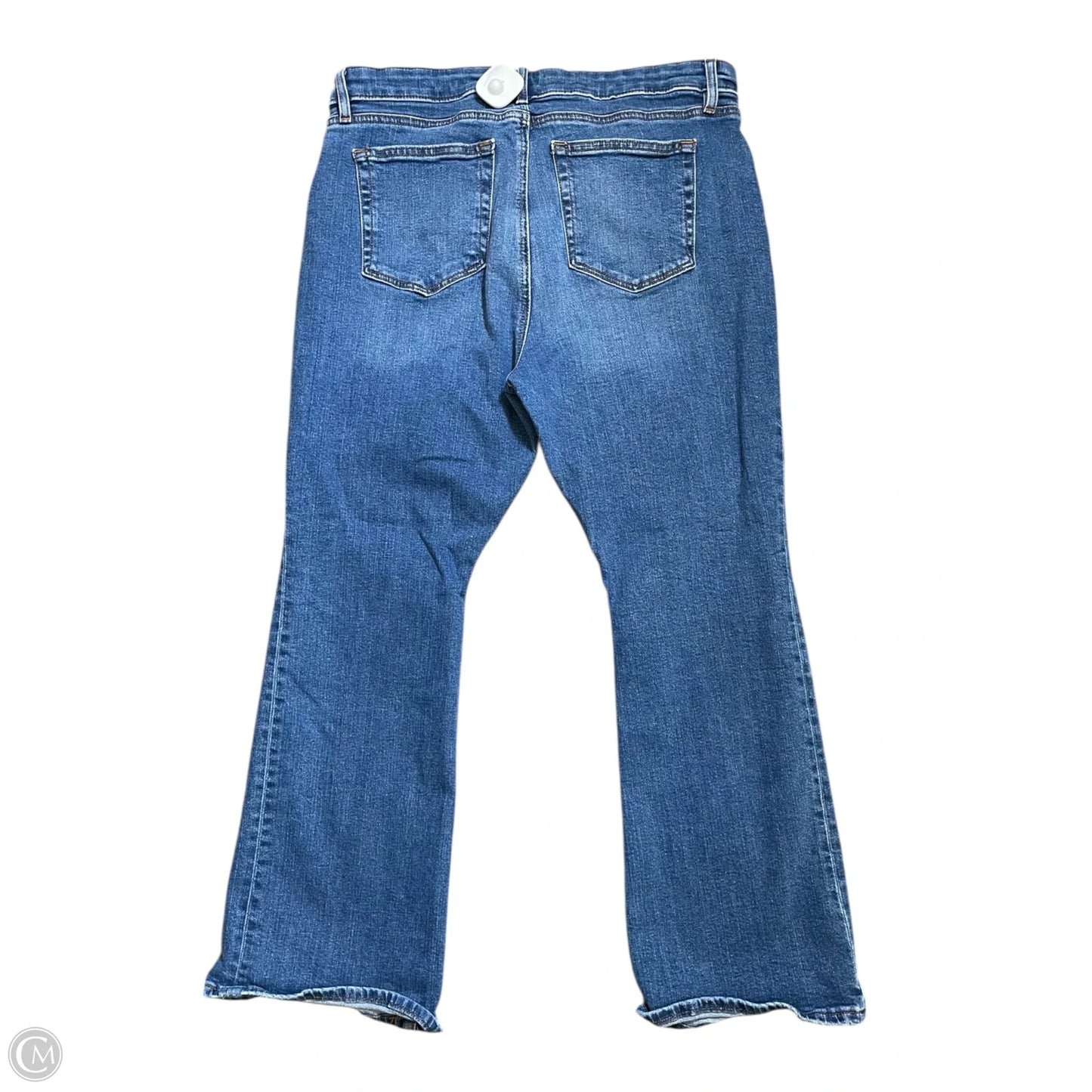 Jeans Flared By Loft In Blue Denim, Size: 16