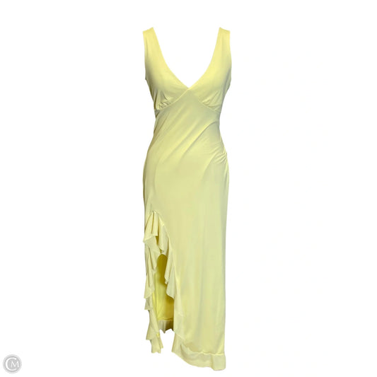 Dress Casual Maxi By Clothes Mentor In Yellow, Size: L