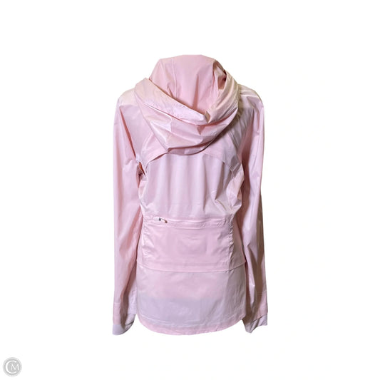 Athletic Jacket By Lululemon In Pink, Size: L