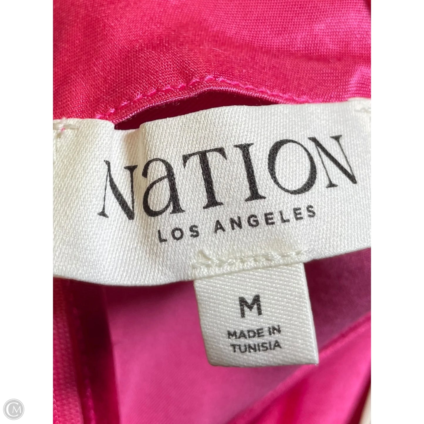 Dress Casual Maxi By Nation In Pink, Size: M