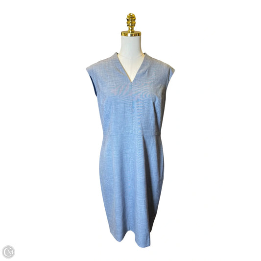 Dress Casual Midi By Talbots In Navy, Size: L