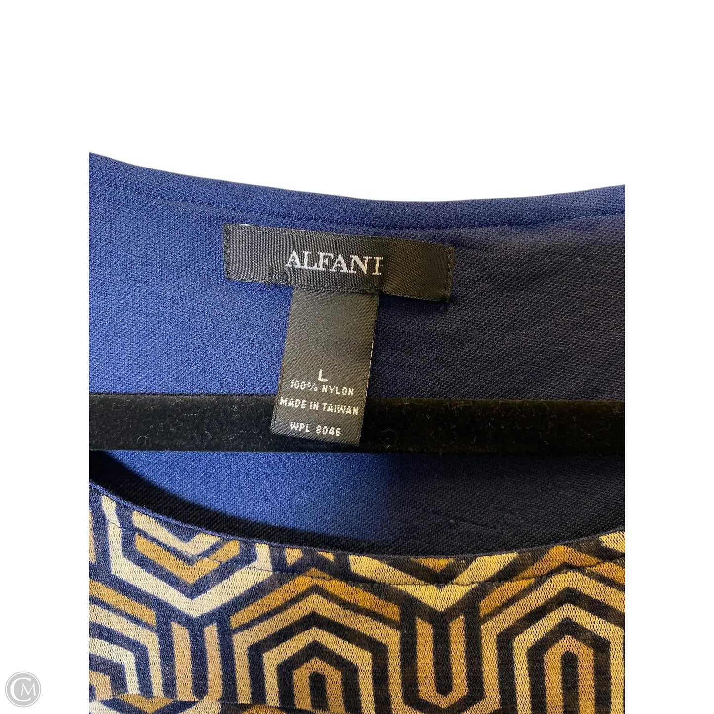 Top Long Sleeve By Alfani In Multi-colored, Size: L