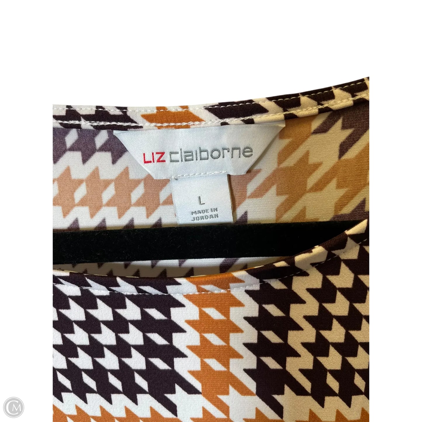 Top Long Sleeve By Liz Claiborne In Multi-colored, Size: L