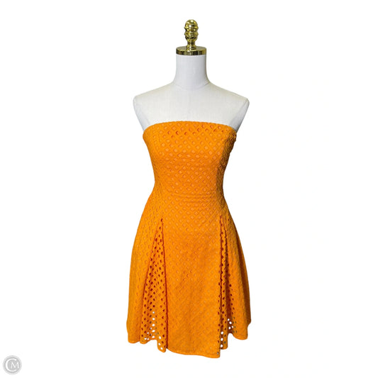 Dress Casual Midi By Maeve In Orange, Size: 0