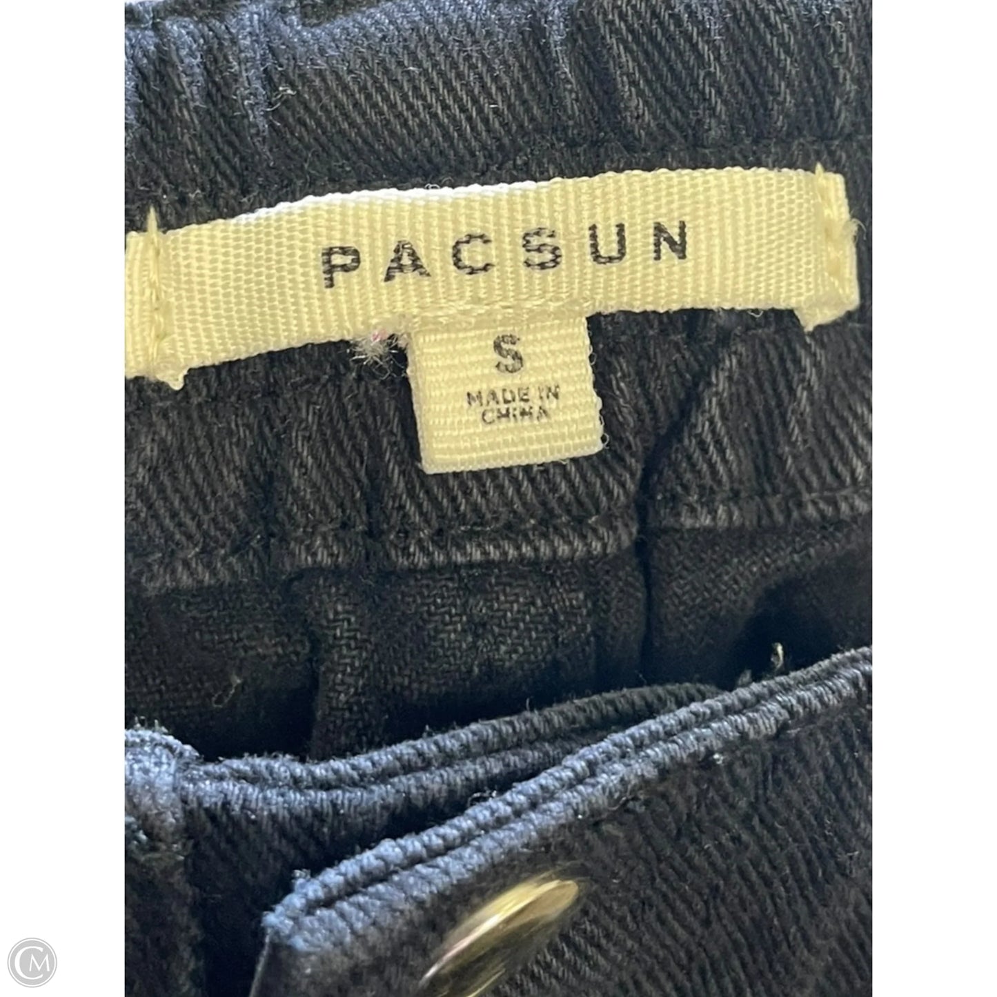Jeans Straight By Pacsun In Black, Size: S