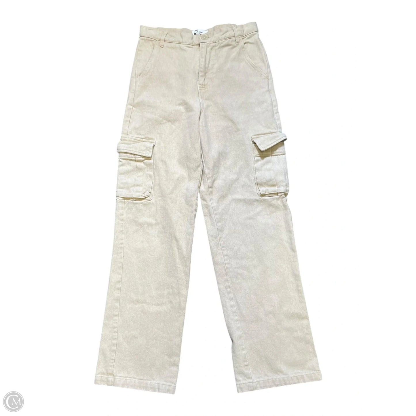 Jeans Wide Leg By Clothes Mentor In Beige, Size: S