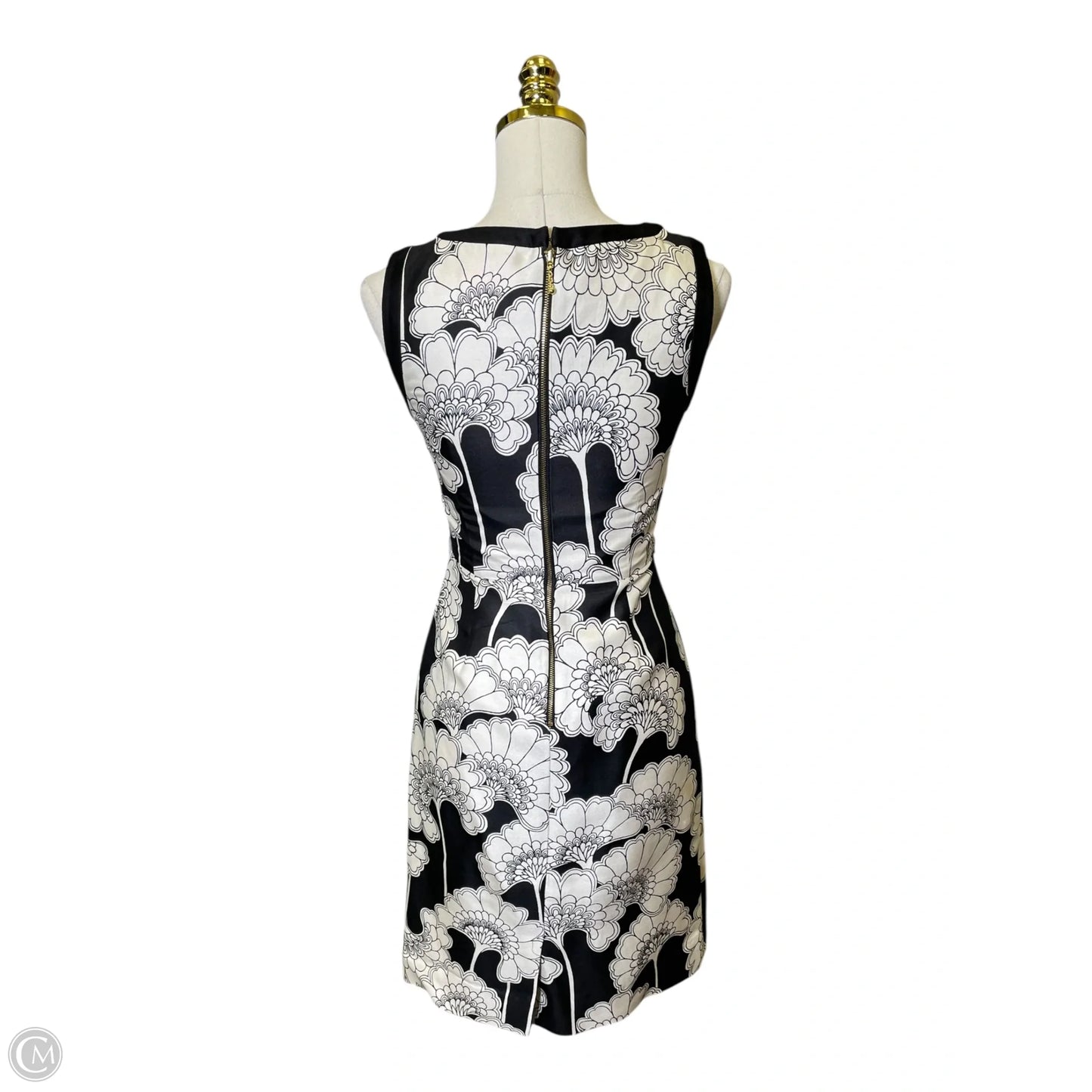 Dress Designer By Kate Spade In Black & White, Size: 0