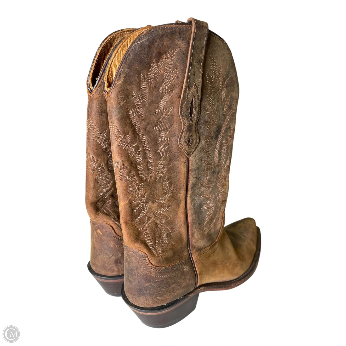 Boots Western By Old West In Brown, Size: 7