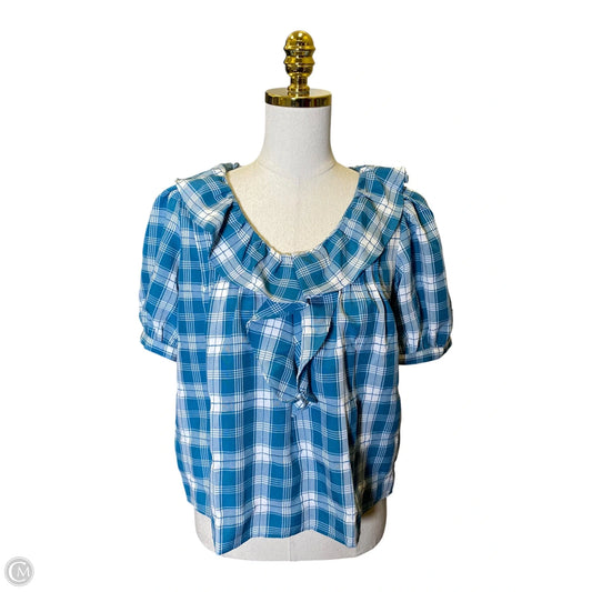 Top Short Sleeve By Loft In Multi-colored, Size: S