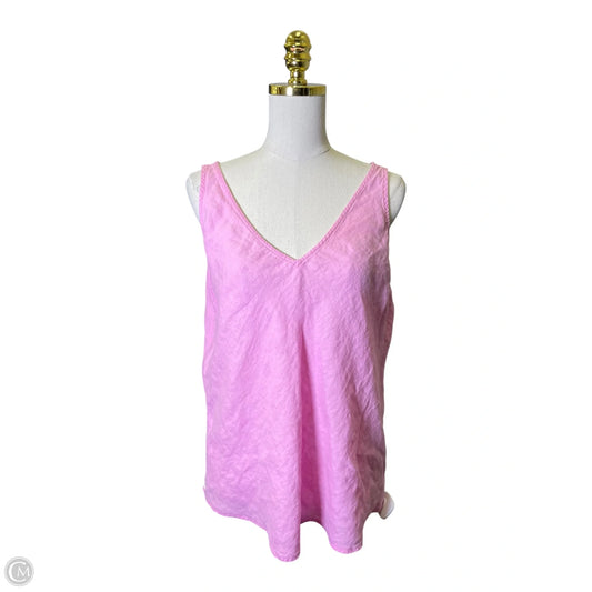 Top Sleeveless Designer By Lilly Pulitzer In Pink, Size: M