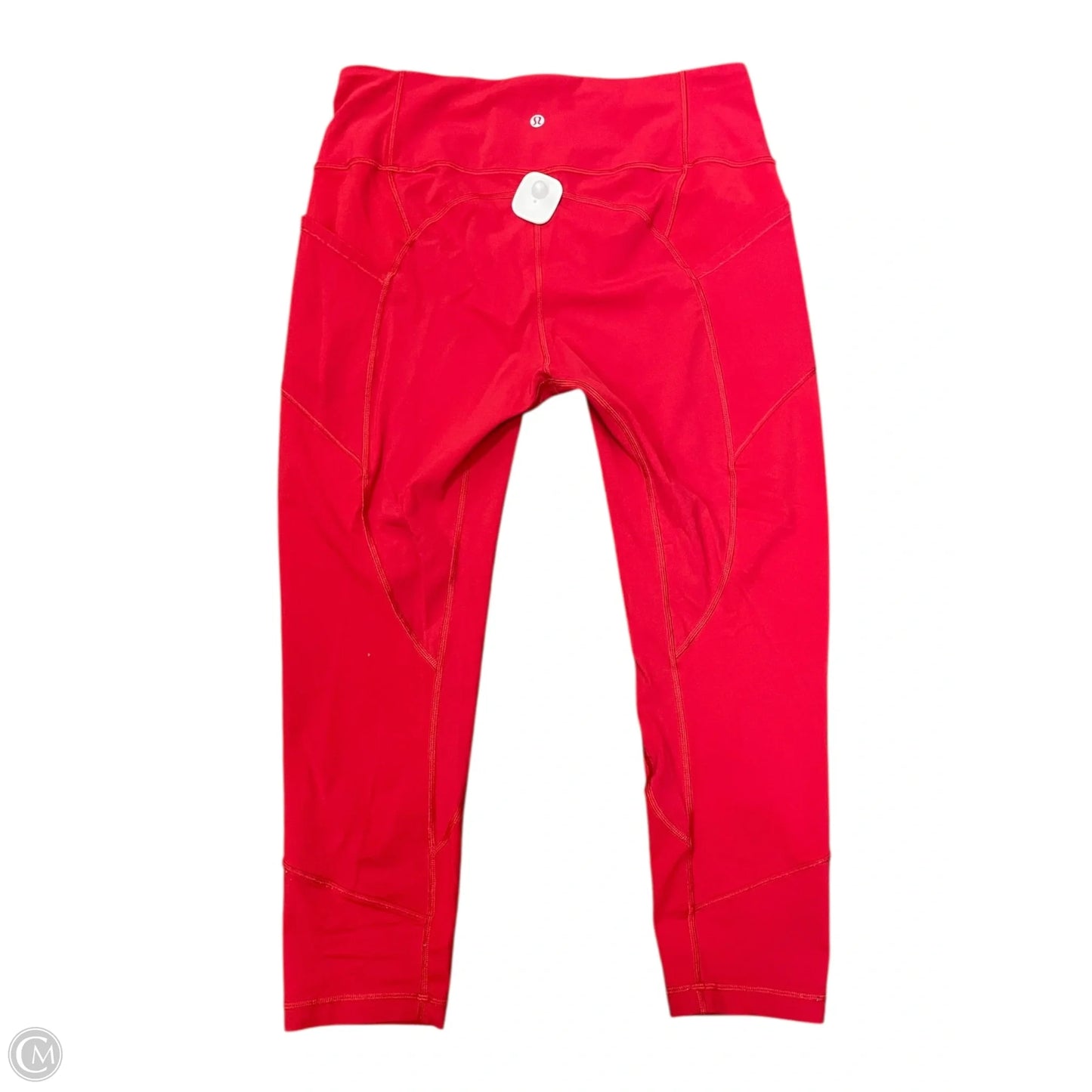 Athletic Leggings By Lululemon In Red, Size: L
