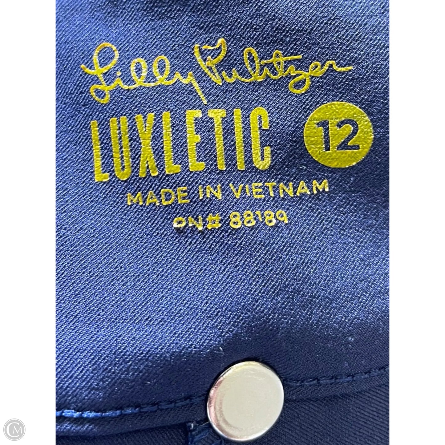 Pants Designer By Lilly Pulitzer In Navy, Size: 12