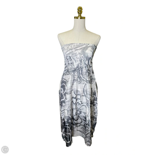 Dress Casual Short By Lapis In Grey & White, Size: Osfm