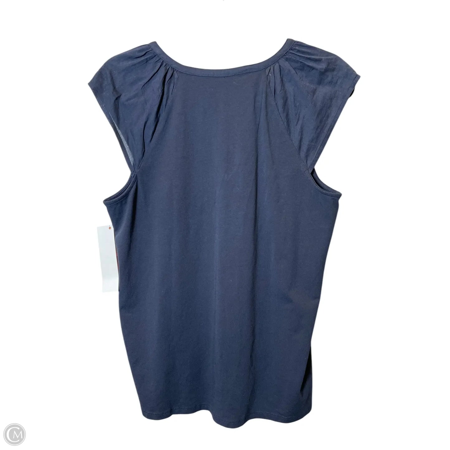 Top Sleeveless By Banana Republic In Navy, Size: M