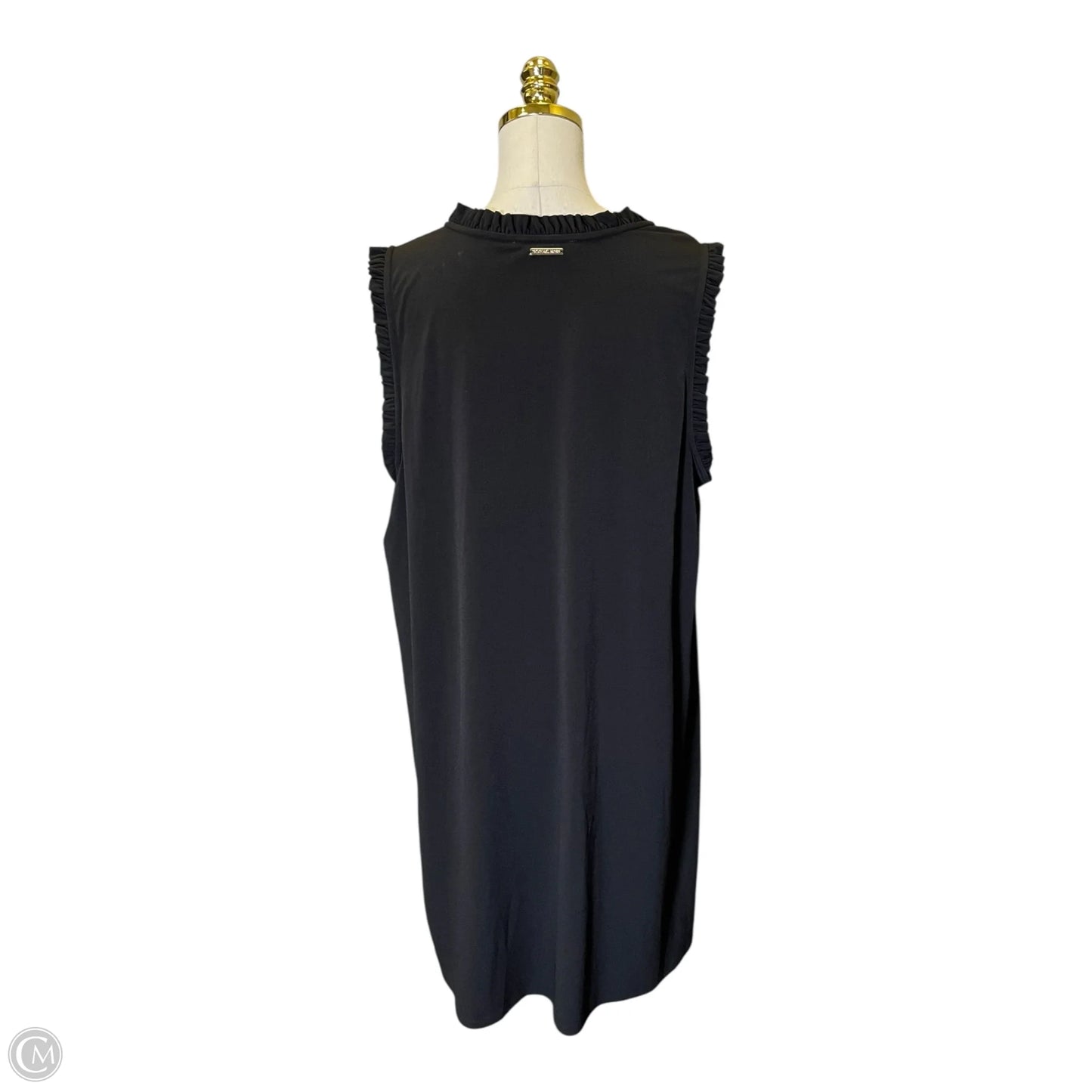 Dress Casual Midi By Michael By Michael Kors In Black, Size: 2x