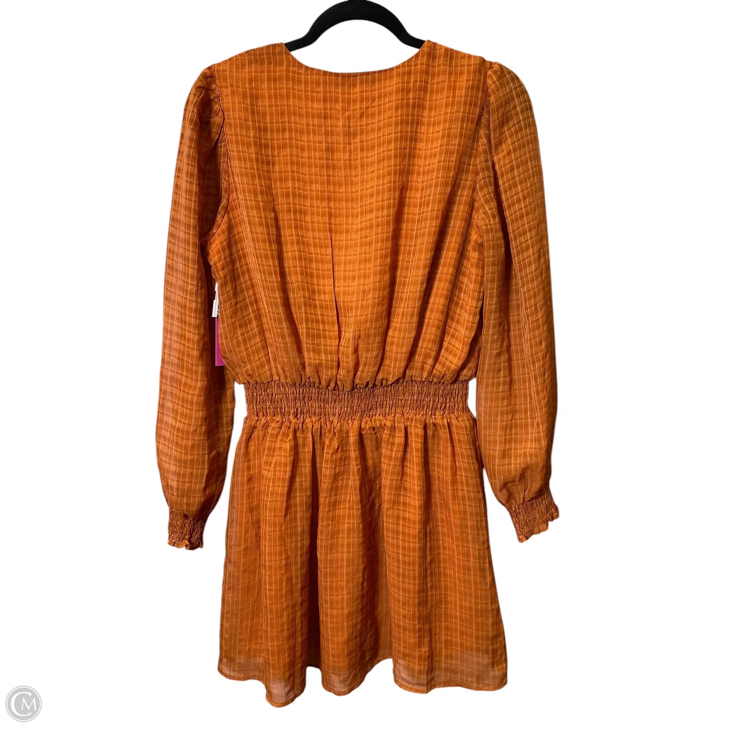 Dress Casual Midi By Clothes Mentor In Orange, Size: M