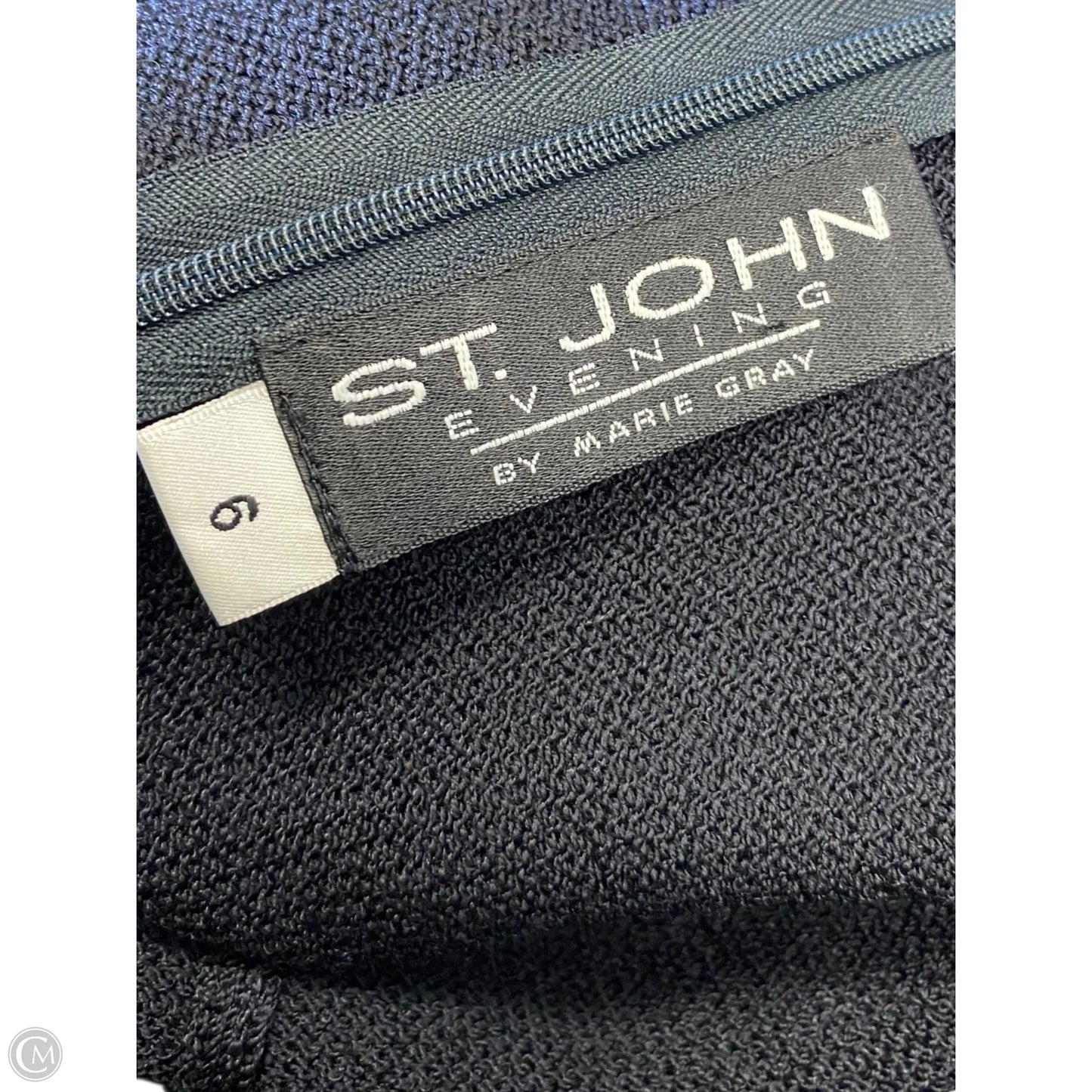Dress Luxury Designer By St John Collection In Black, Size: S