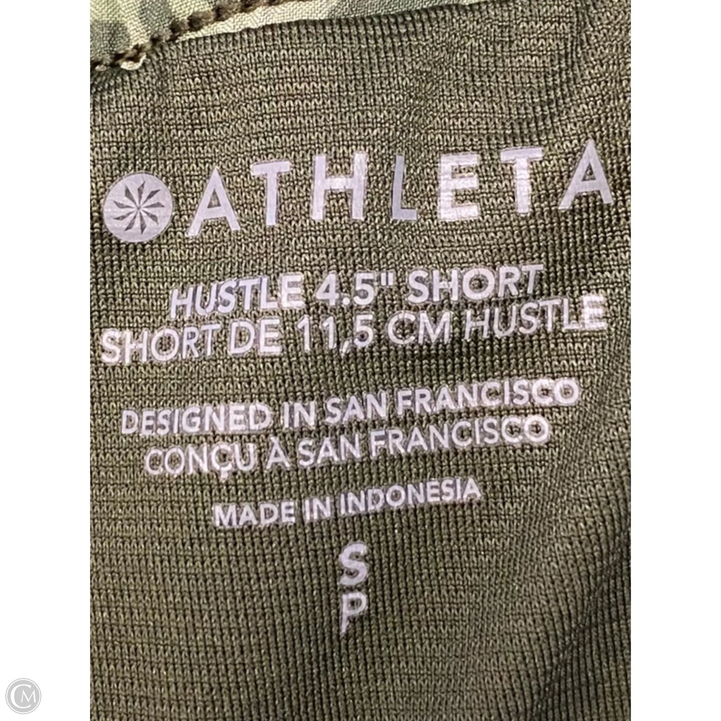 Athletic Shorts By Athleta In Green, Size: S