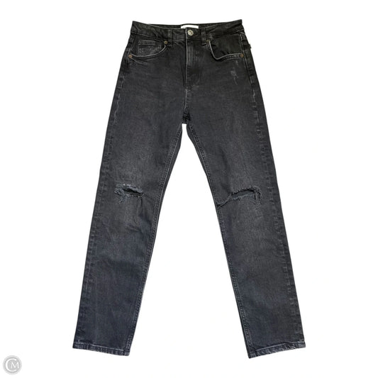 Jeans Straight By Zara In Black, Size: 2