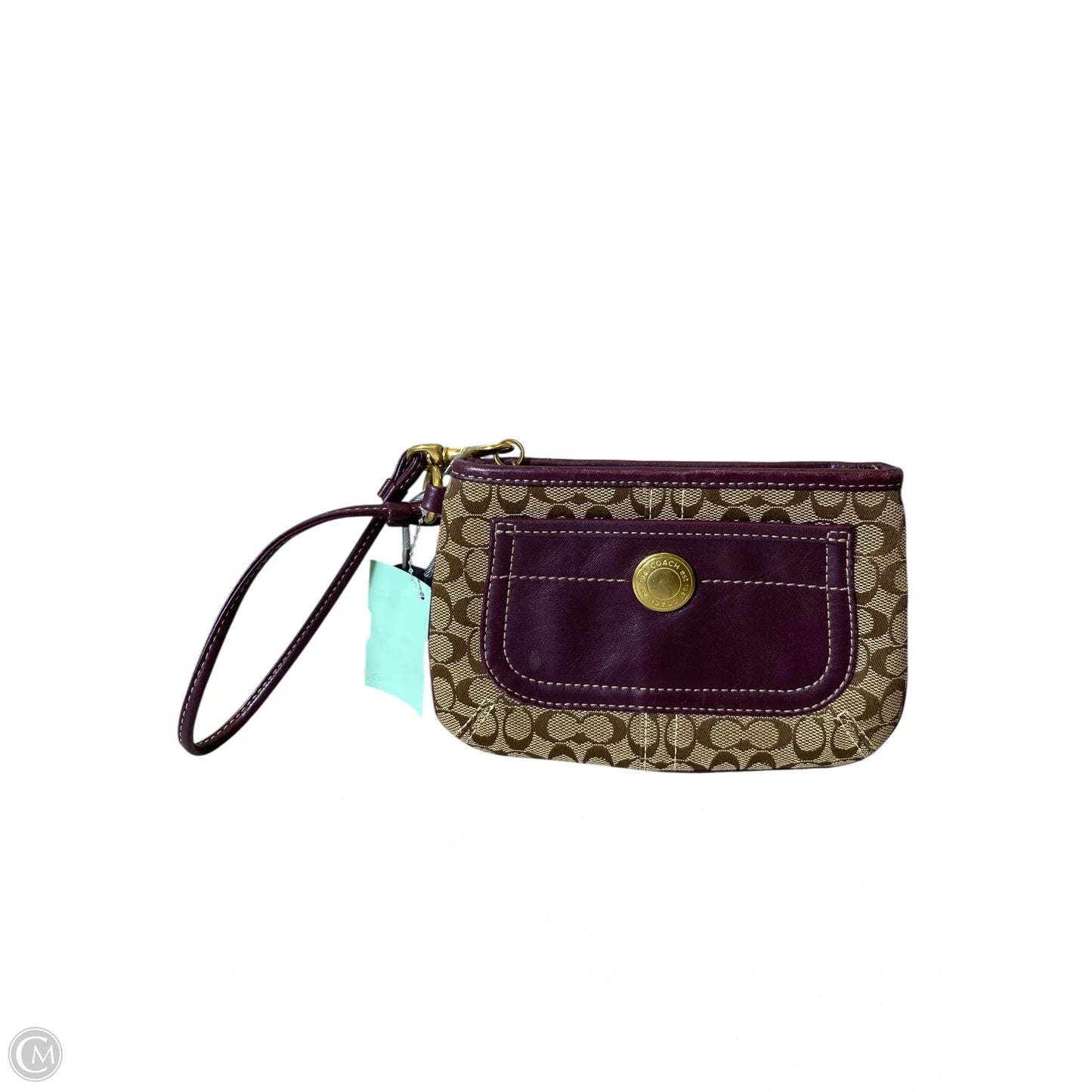 Wristlet Designer By Coach, Size: Medium