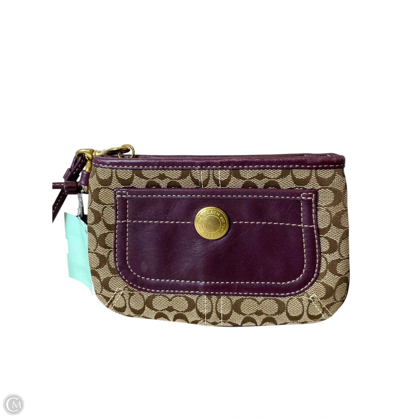 Wristlet Designer By Coach, Size: Medium