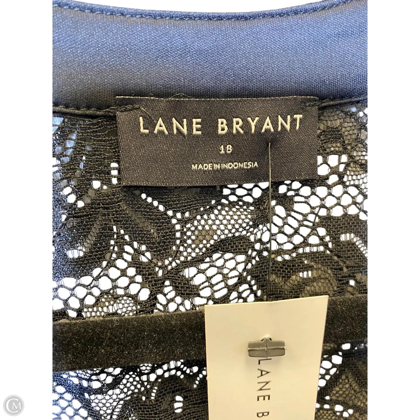 Top Long Sleeve By Lane Bryant In Black, Size: 2x