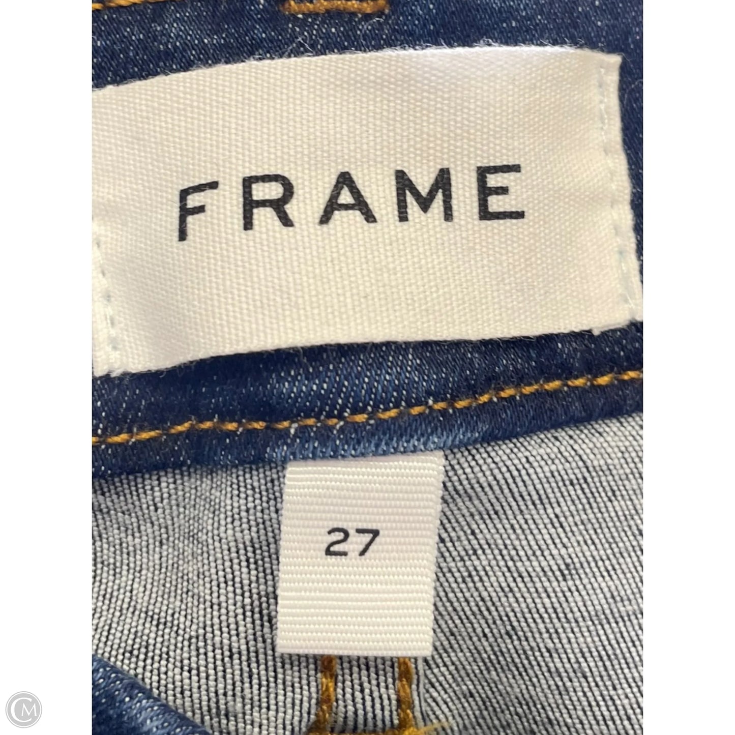 Jeans Flared By Frame In Blue Denim, Size: 4