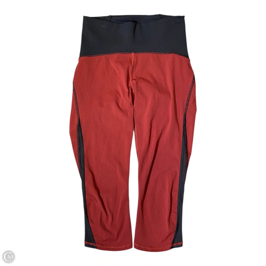 Athletic Leggings By Lululemon In Maroon, Size: S