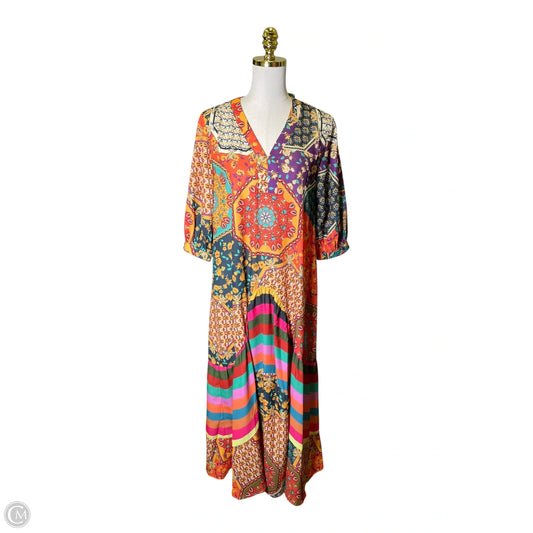 Dress Casual Maxi By Clothes Mentor In Multi-colored, Size: S