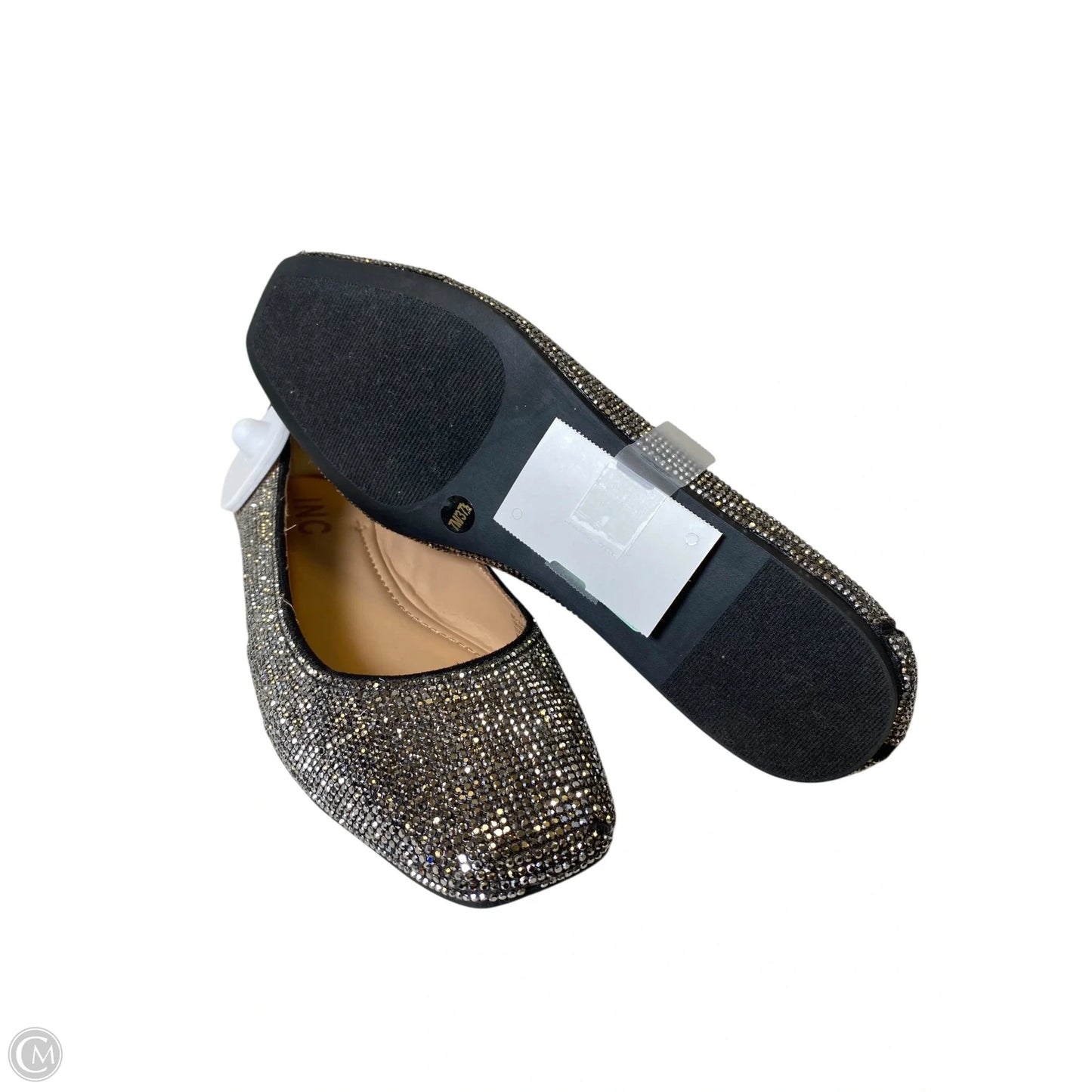 Shoes Flats By Inc In Silver, Size: 7