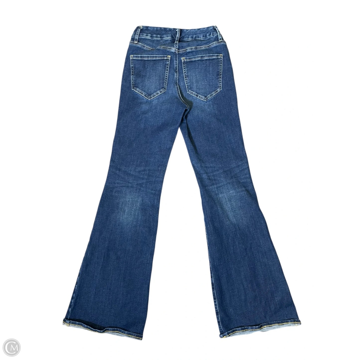 Jeans Flared By Express In Blue Denim, Size: S