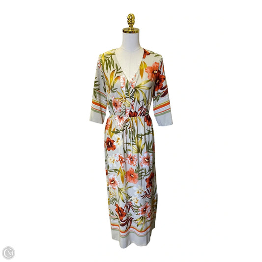 Dress Casual Midi By Enfocus In Multi-colored, Size: S