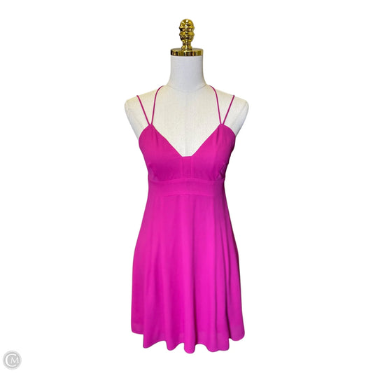 Dress Casual Short By Express In Pink, Size: S