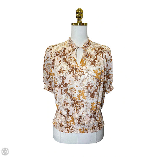 Top Short Sleeve By Rachel Zoe In Multi-colored, Size: S