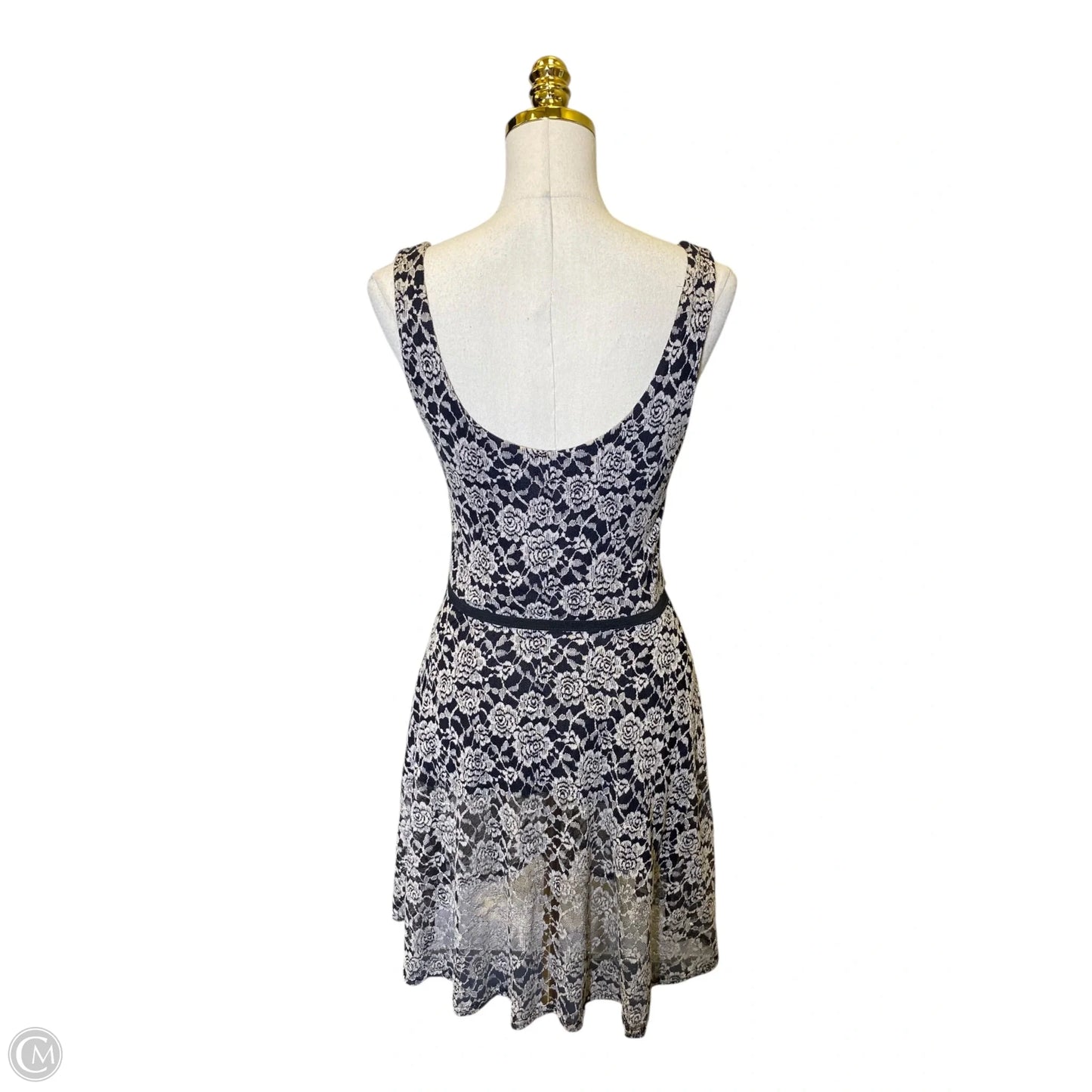 Dress Casual Short By Clothes Mentor In Black & Tan, Size: M