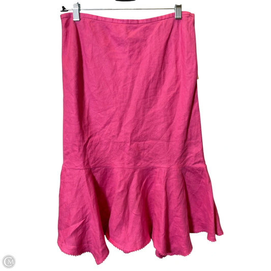 Skirt Midi By Loft In Pink, Size: 6