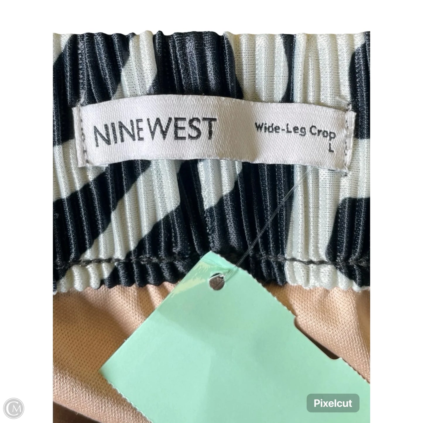 Pants Lounge By Nine West In Black & White, Size: L