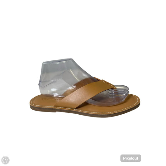 Sandals Flats By Madewell In Brown, Size: 8.5