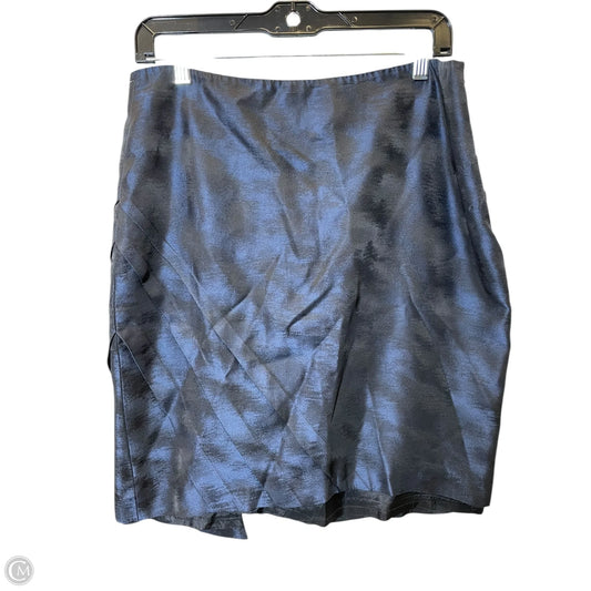 Skirt Mini & Short By Ann Taylor In Black & Blue, Size: 10