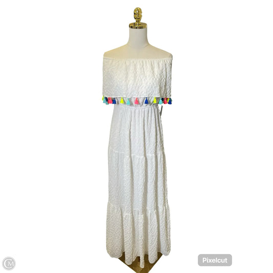 Dress Designer By Lilly Pulitzer In White, Size: L