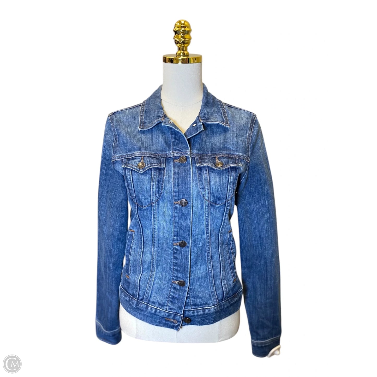 Jacket Denim By Old Navy In Blue Denim, Size: M