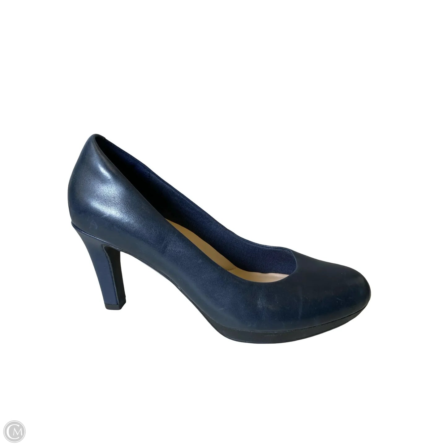 Shoes Heels Stiletto By Clarks In Navy, Size: 6