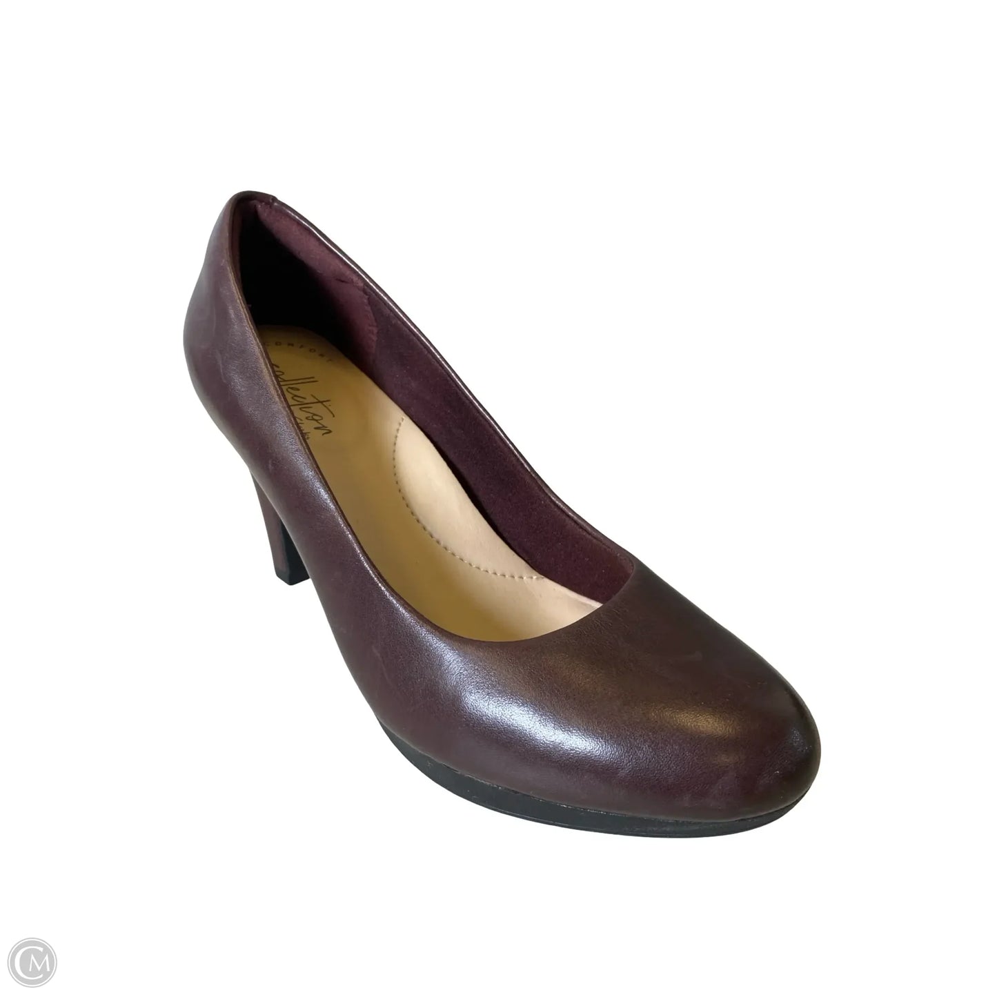 Shoes Heels Stiletto By Clarks In Maroon, Size: 6