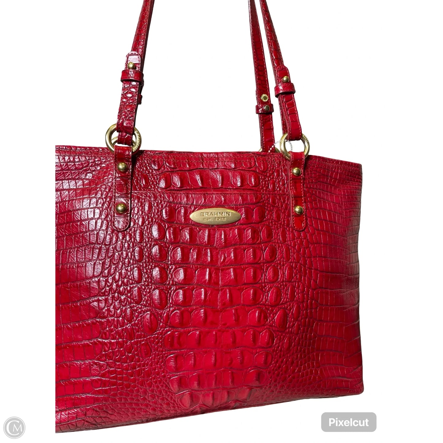 Handbag Designer By Brahmin, Size: Medium