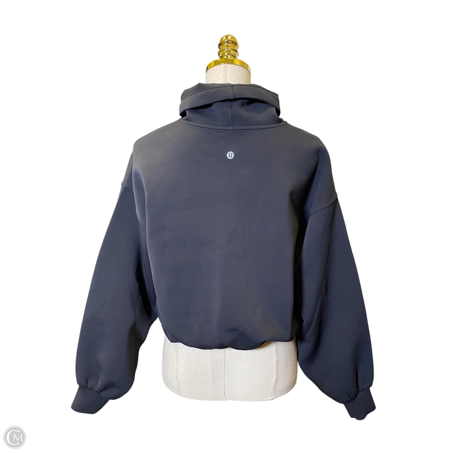 Athletic Sweatshirt Collar By Lululemon In Black, Size: S