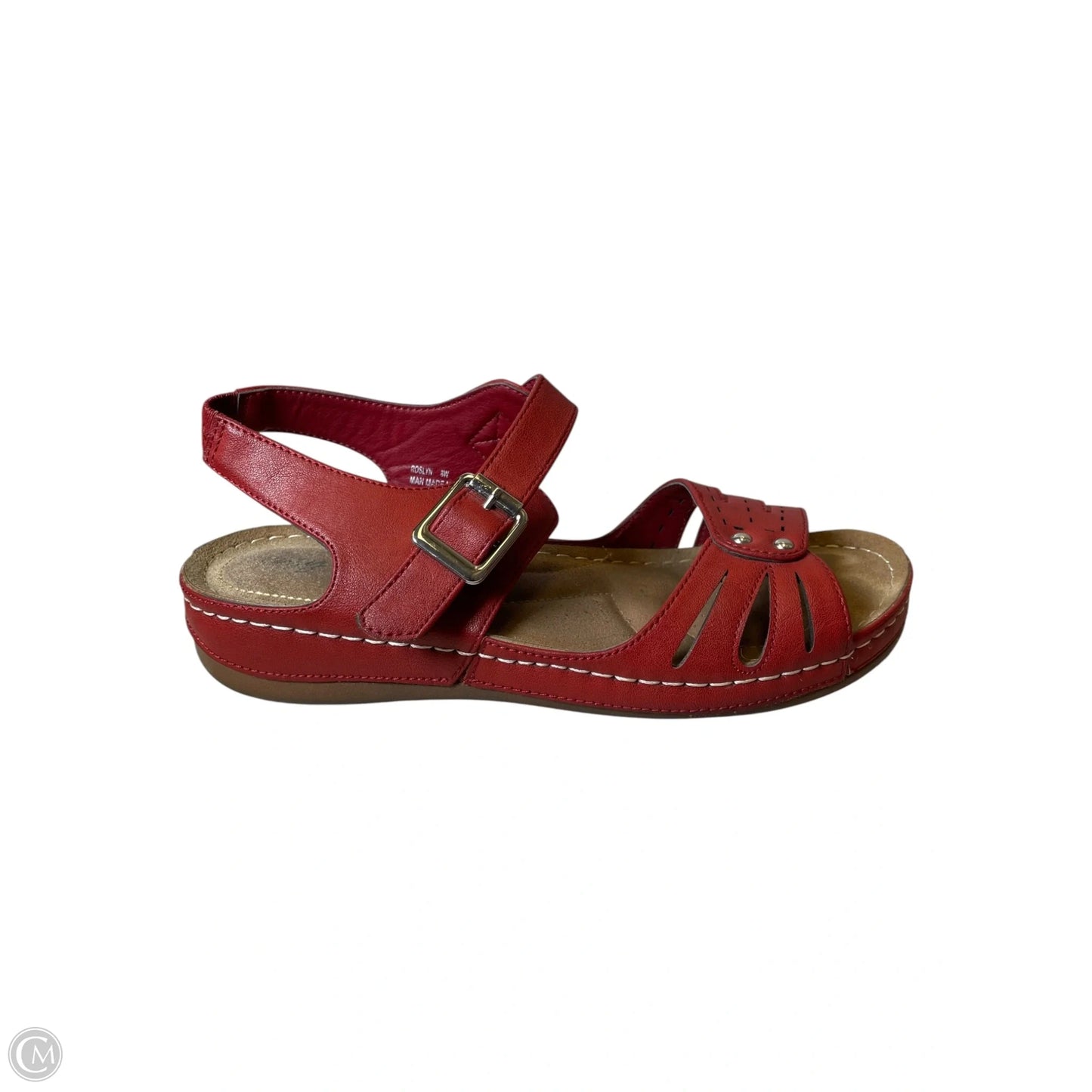 Shoes Flats By Clothes Mentor In Red, Size: 8