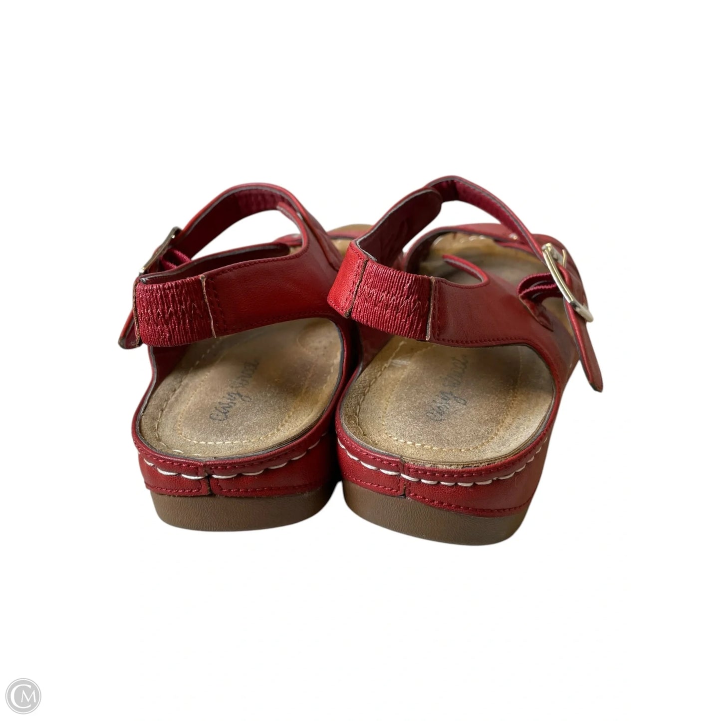 Shoes Flats By Clothes Mentor In Red, Size: 8