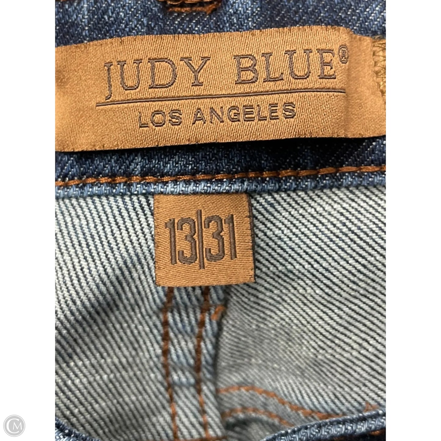 Jeans Straight By Judy Blue In Blue Denim, Size: 14