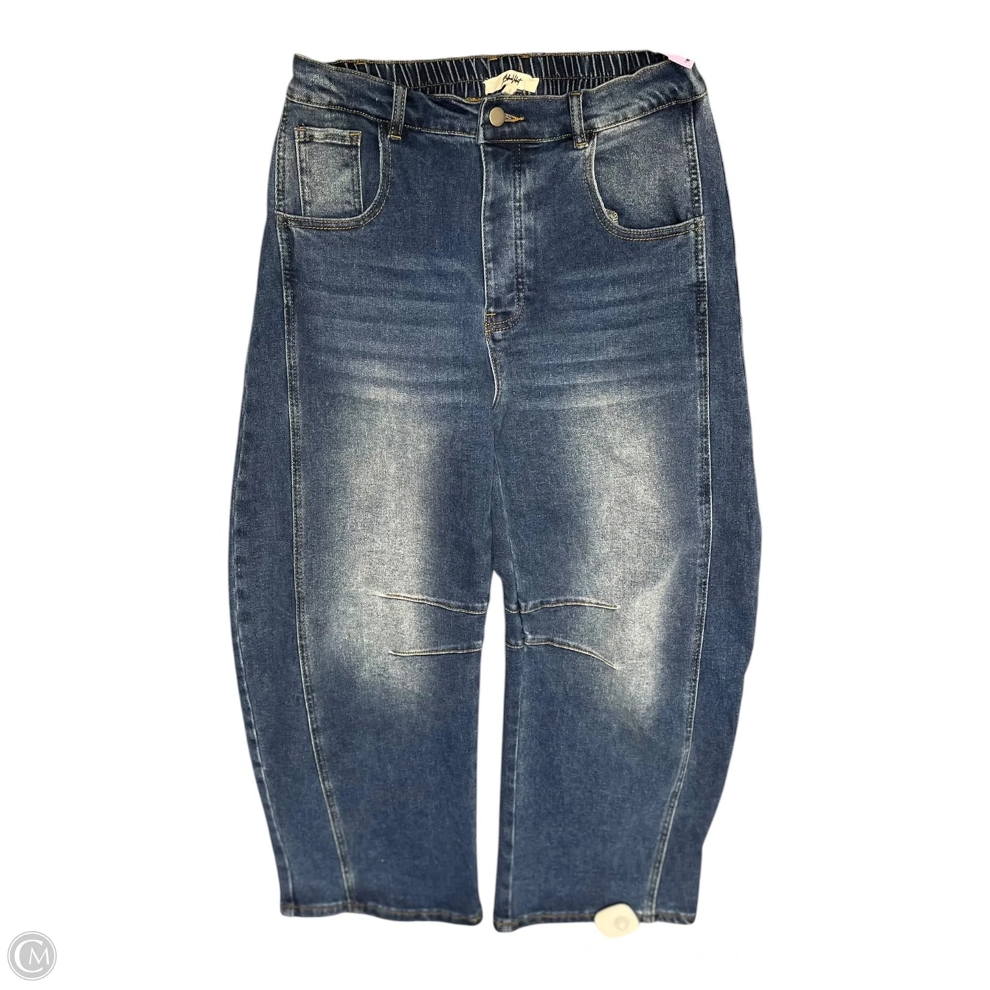 Jeans Straight By Clothes Mentor In Blue Denim, Size: L