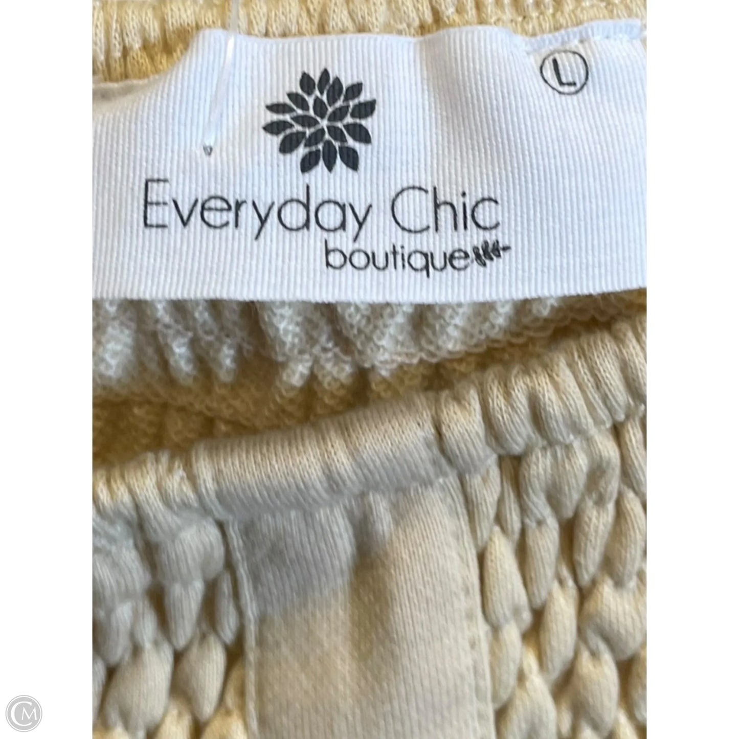 Romper By Clothes Mentor In Yellow, Size: L